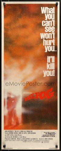 9z098 FOG insert 1980 John Carpenter, what you can't see won't hurt you, it'll kill you!