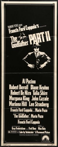 9z108 GODFATHER PART II insert 1974 Al Pacino in Francis Ford Coppola classic sequel!