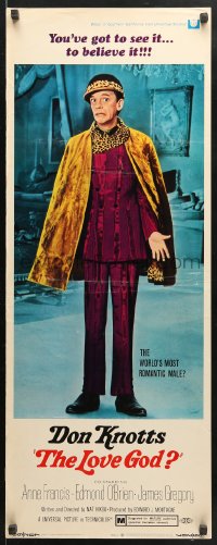 9z154 LOVE GOD insert 1969 wacky Don Knotts is the world's most romantic male!