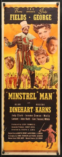 9z167 MINSTREL MAN insert 1944 Joseph H. Lewis, top cast singing & dancing w/some in blackface!