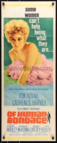 9z181 OF HUMAN BONDAGE insert 1964 super sexy Kim Novak can't help being what she is!
