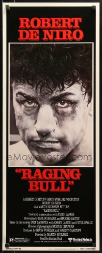 9z197 RAGING BULL insert 1980 classic Hagio boxing art of Robert De Niro, Martin Scorsese