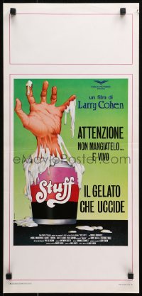 9z984 STUFF Italian locandina 1987 Larry Cohen, it's a deadly destructive living organism!