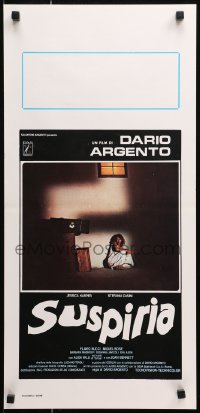 9z988 SUSPIRIA Italian locandina 1977 classic Dario Argento giallo horror, Harper, white title!