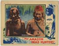 1a261 AMAZON HEAD HUNTERS LC 1931 close up of natives who are just a couple of nice boys!