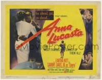 1a006 ANNA LUCASTA TC 1959 red-hot night-time girl Eartha Kitt & Sammy Davis Jr., go ahead gal!