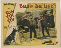 1a284 BELOW THE LINE LC 1925 great border art of Rin Tin Tin, cool hillbilly central image!