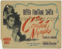1a020 CONSTANT NYMPH TC 1943 great image of Joan Fontaine, Charles Boyer, sexy Alexis Smith!
