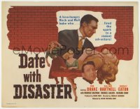 1a026 DATE WITH DISASTER TC 1958 love-hungry rock & roll babe Shirley Eaton fired the spark!