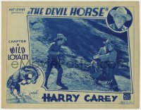 1a399 DEVIL HORSE chapter 11 LC 1932 Harry Carey & Apache, The King of Wild Horses, Wild Loyalty!