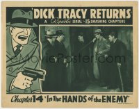 1a406 DICK TRACY RETURNS chapter 14 LC 1938 Charles Middleton & bad guys breaking into room!