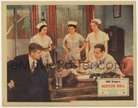1a411 DOCTOR BULL LC 1933 directed by John Ford, Will Rogers as a country doctor with nurses!
