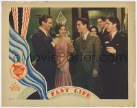 1a441 FAST LIFE LC 1929 Loretta Young between Chester Morris & Douglas Fairbanks Jr., ultra rare!
