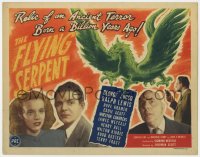 1a043 FLYING SERPENT TC 1946 art of the relic of an ancient terror born a billion years ago!