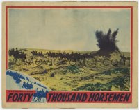1a459 FORTY THOUSAND HORSEMEN LC 1941 Australian World War I movie, same story told in Gallipoli!