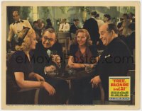 1a461 FREE, BLONDE & 21 LC 1940 Mary Beth Hughes & Joan Davis having drinks with two older men!