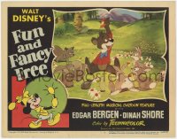 1a465 FUN & FANCY FREE LC #7 1947 Disney, great cartoon image of bear greeting other forest animals!