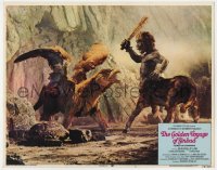 1a485 GOLDEN VOYAGE OF SINBAD LC #1 1973 Ray Harryhausen, centaur confronting griffin!