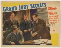 1a492 GRAND JURY SECRETS LC 1939 great image of John Howard talking with men over desk!