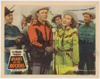1a515 HEART OF THE ROCKIES LC #2 1951 great image of Roy Rogers with singing Penny Edwards!