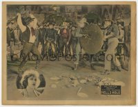 1a519 HELL'S HOLE LC 1923 Buck Jones uses table to defend himself from man with chair, rare!
