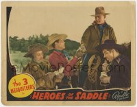 1a523 HEROES OF THE SADDLE LC 1940 The 3 Mesquiteers are paid by cowboy for their good deeds!