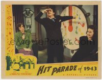 1a526 HIT PARADE OF 1943 LC 1943 LC 1943 John Carroll spinning wheel of fortune by Susan Hayward!