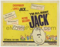 1a070 I'M ALL RIGHT JACK TC 1960 everybody loves Peter Sellers, art of Terry-Thomas, English!