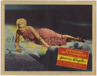 1a571 JEANNE EAGELS LC #8 1957 best full-length image of sexiest Kim Novak laying on floor!