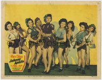 1a574 JOHNNY APOLLO LC 1940 sexy Dorothy Lamour leading a group of tough girls in tattered clothes!