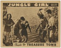 1a579 JUNGLE GIRL chapter 9 LC R1947 Frances Gifford, Edgar Rice Burroughs, Republic serial!