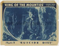 1a595 KING OF THE MOUNTIES chapter 5 LC 1942 Allan Lane in WWII Republic serial, Suicide Dive!