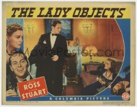 1a606 LADY OBJECTS LC 1938 on trial for his life with his wife his mouthpiece, Ross and Marsh!