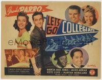 1a087 LET'S GO COLLEGIATE TC 1942 Frankie Darro & Marcia Mae Jones w/ Mantan Moreland & Keye Luke!