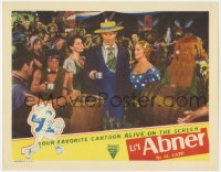 1a621 LI'L ABNER LC R1947 Native American Buster Keaton shown with Jeff York, O'Driscoll, Ray!