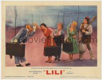 1a626 LILI LC #5 R1964 pretty Leslie Caron with full size puppets in wacky dream sequence!