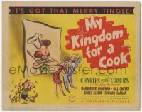 1a112 MY KINGDOM FOR A COOK TC 1943 Coburn, Marguerite Chapman, it's got that merry tingle!