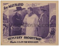 1a687 MYSTERY MOUNTAIN chapter 3 LC 1934 cowboy Ken Maynard in The Eye That Never Sleeps!