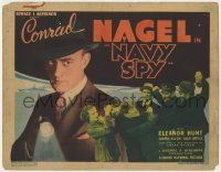 1a115 NAVY SPY TC 1937 danger was Conrad Nagel's game, and the stakes were death, cool image!