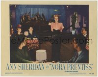 1a699 NORA PRENTISS LC #6 1947 great close up of sexy Ann Sheridan performing in nightclub!