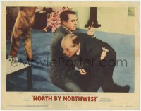 1a700 NORTH BY NORTHWEST LC #4 1959 Cary Grant pulls knife from Ober's back Hitchcock classic!