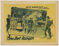 1a711 ONE SHOT RANGER LC 1925 Betty Goodwin eavesdrops on cowboy Pete Morrison & his pal!