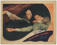 1a712 ONE WAY PASSAGE LC 1932 William Powell saving Warren Hymer from drowning, ultra rare!