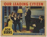 1a714 OUR LEADING CITIZEN LC 1939 great image of Bob Burns, Susan Hayward on chair, Gene Lockhart!