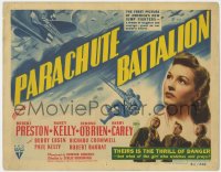 1a133 PARACHUTE BATTALION TC 1941 Buddy Ebsen, Edmond O'Brien, Robert Preston, Kelly & Harry Carey!