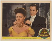 1a730 PICTURE OF DORIAN GRAY LC #4 1945 Donna Reed doesn't believe the rumors about Hurd Hatfield!