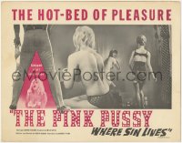 1a731 PINK PUSSY LC 1966 hot bed of pleasure where sin lives, stripped of all inhibitions!