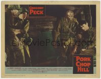 1a738 PORK CHOP HILL LC #3 1959 Lewis Milestone directed, Gregory Peck, Woody Strode & soldiers!