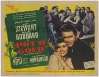 1a139 POT O' GOLD TC 1941 great images of James Stewart & pretty Paulette Goddard!