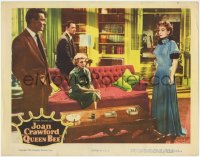 1a754 QUEEN BEE LC 1955 Barry Sullivan, Betsy Palmer & John Ireland staring at Joan Crawford!